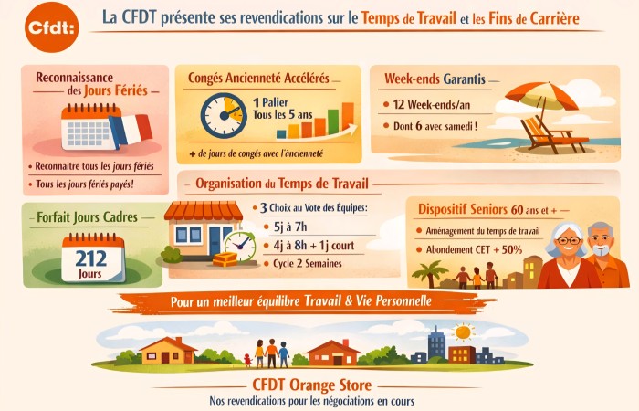Négociation Temps de Travail à Orange Store 